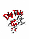 Volleyball Sticker