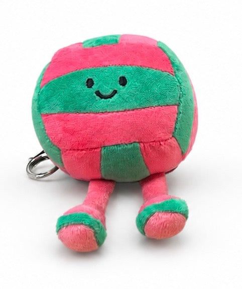 Teal & Pink Plush Volleyball
