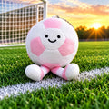 Pink & White Soccer Ball