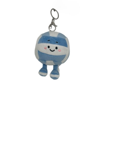 Light Blue & White Plush Volleyball