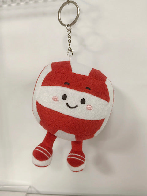 Red & White Plush Volleyball