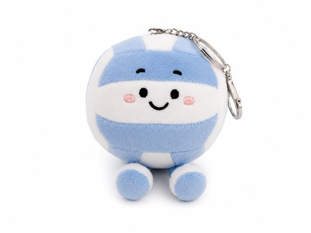 Light Blue & White Plush Volleyball
