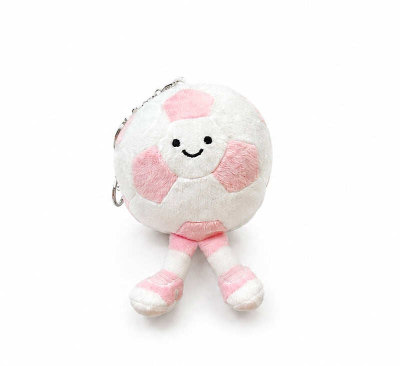 Pink & White Soccer Ball