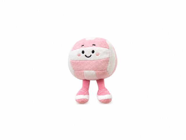 Pink & White Plush Volleyball