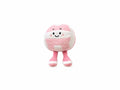 Pink & White Plush Volleyball