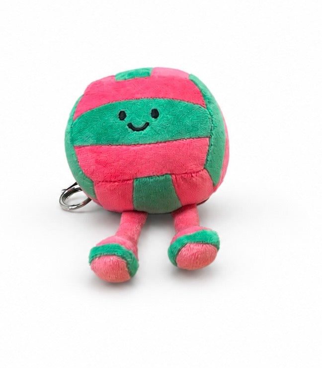 Teal & Pink Plush Volleyball